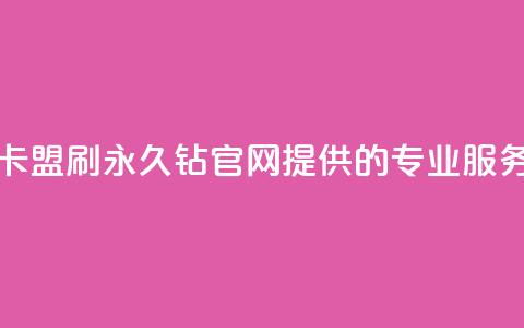 卡盟刷永久钻官网 - 卡盟刷永久钻官网提供的专业服务和详细信息~ 第1张 卡盟刷永久钻官网 - 卡盟刷永久钻官网提供的专业服务和详细信息~ 第1张