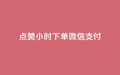 点赞24小时下单微信支付 - 24小时内轻松下单，微信支付便捷无忧!  第1张