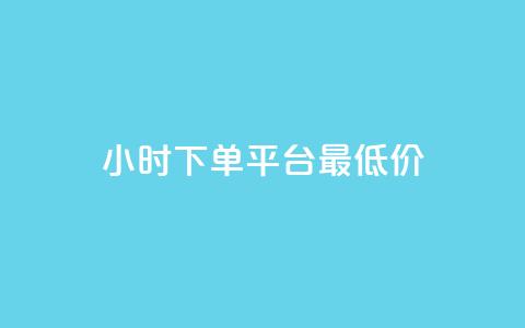 24小时下单平台最低价 - 24小时内订购 最优惠价格 平台~ 第1张 24小时下单平台最低价 - 24小时内订购 最优惠价格 平台~ 第1张
