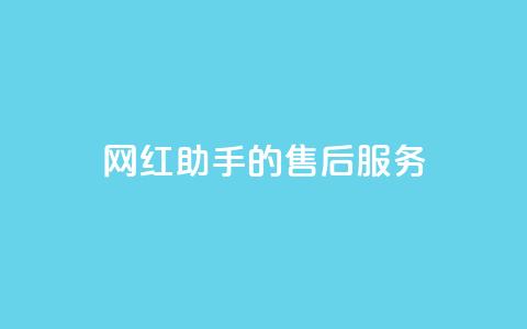 网红助手的售后服务,dy关注点赞任务 - 播放量24小时在线下单 聚梦卡盟  第1张