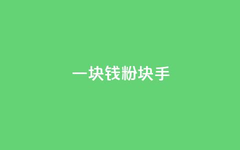 一块钱1000粉块手 - 一元获取千粉丝的秘密策略揭秘。  第1张