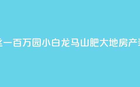 快手粉丝一百万0.01园小白龙马山肥大地房产装修网站,QQ红钻卡盟 - qq业务自助 子潇网络平台是合法吗  第1张