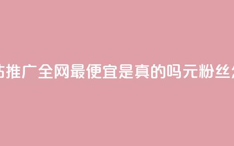 代刷快手网站推广全网最便宜是真的吗 - 1元3000粉丝怎么卖  第1张