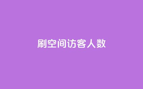 刷空间访客人数 - 刷爆网站流量，提升访客数量！  第1张
