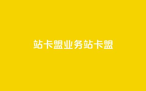 b站卡盟业务(B站卡盟 - 资讯分享、增强流量)  第1张