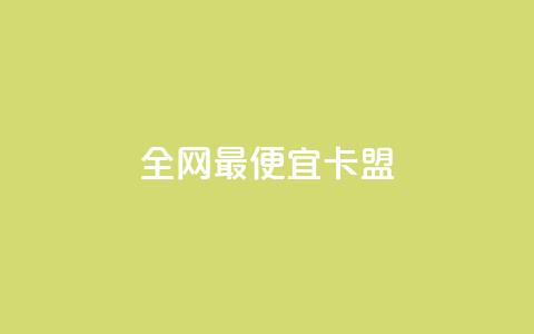 全网最便宜卡盟,ks超秒双击 - qq空间业务网 dy业务24小时  第1张