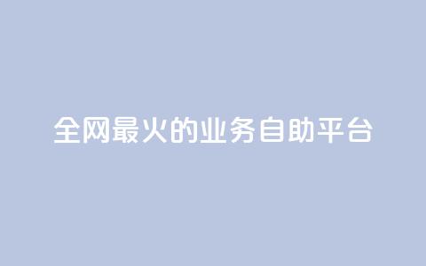 全网最火的业务自助平台,卡盟全网最低价业务平台官网 - 自助下单专区 ks账号  第1张