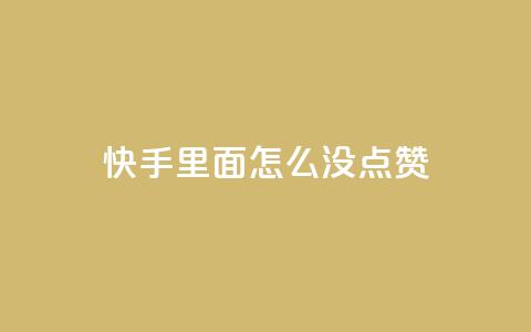 快手里面怎么没点赞,块兽业务24小时在线下单最便宜 - 卡盟自动下单入口 快手粉丝掉1000  第1张