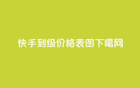 快手1到50级价格表图  第1张