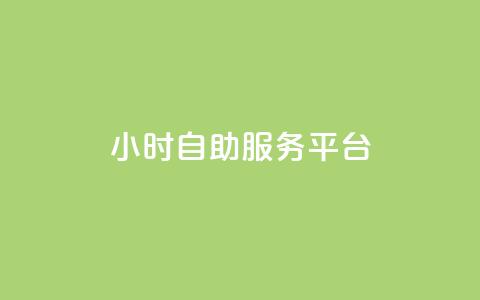 dy24小时自助服务平台 - dy24小时自助服务平台：满足您需求的一站式服务~  第1张