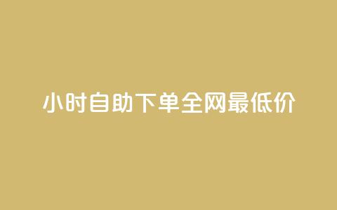24小时自助下单全网最低价ks - 全网最优惠的24小时自助下单，惊喜ks最低价~  第1张