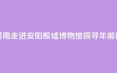 【何以中国 行走河南】走进安阳殷墟博物馆 探寻3300年前商代生活中的“美”  第1张