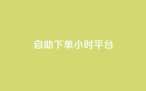 自助下单24小时平台ks - 24小时自助下单平台ks：简单又方便。  第1张