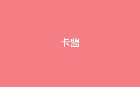 947卡盟 - 提供全方位的网站推广服务~  第1张