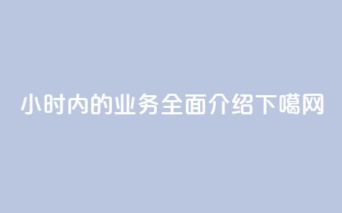 24小时内的dy业务全面介绍  第1张