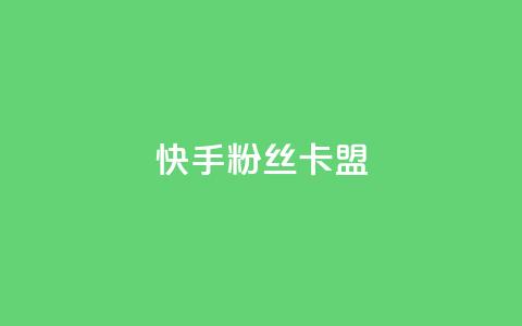 快手粉丝卡盟,第一卡盟排行榜 - 24小时自助下单商城下载 亿卡卡盟  第1张