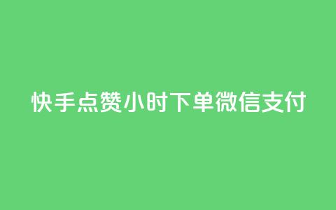 快手点赞24小时下单微信支付,QQ空间动态访问不算访客 - 网红助手点赞 点卡卡盟平台  第1张