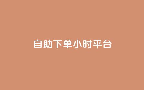 自助下单24小时平台ks - 24小时在线自助订单平台ks助您轻松下单!  第1张