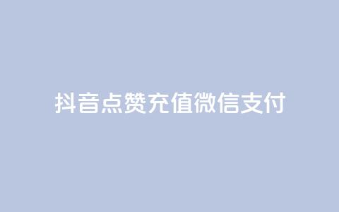 抖音点赞充值微信支付 - 抖音点赞充值支持微信支付全攻略。  第1张