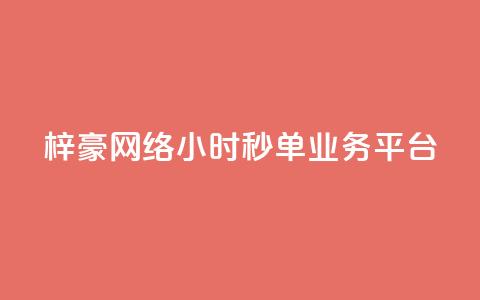 梓豪网络24小时秒单业务平台,免费快手播放量平台 - qq秒赞自助网站官网 qq会员低价开通网站  第1张