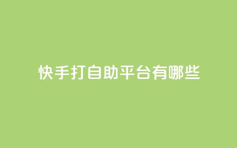 快手打call自助平台有哪些,快手点赞24小时下单微信支付 - 快手一元钱200赞 抖音快速涨1000个  第1张