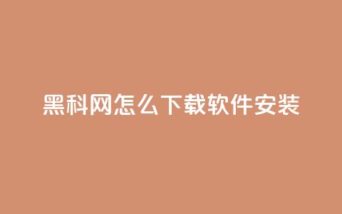 黑科网怎么下载软件安装,ks网站平台 - 拼多多业务关注下单平台入口链接 淘宝买的拼多多助力有风险吗  第1张