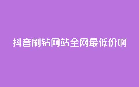 抖音刷钻网站全网最低价啊,抖音1块钱20个赞 - 快手免费热门助手 哔哩哔哩业务平台网站服务  第1张