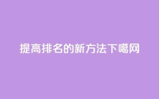 提高seo排名的新方法