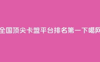 全国顶尖卡盟平台排名第一
