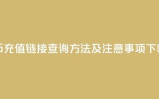 抖币充值链接查询方法及注意事项