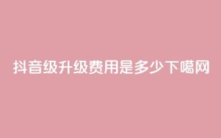 抖音51-52级升级费用是多少？