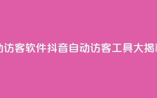 抖音自动访客软件(抖音自动访客工具大揭秘)