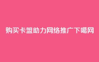 购买QQ卡盟，助力网络推广