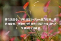 移动流量卡，移动流量卡9元300g官方办理，移动流量卡，便捷出行与高效生活的完美搭档亿乐社区SUP货源站
