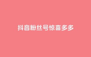 抖音粉丝号 惊喜多多.cn,粉丝增加软件 - 抖音巨量千川直播有收益吗 - 快手免费刷欢击