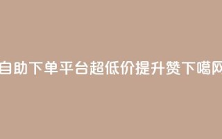 自助下单平台超低价提升KS赞