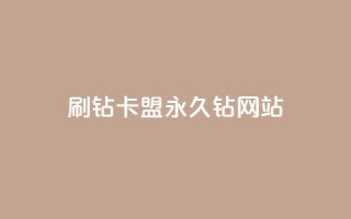 刷钻卡盟永久钻网站 - 刷钻卡盟稳妥提升等级的永久解决方案！
