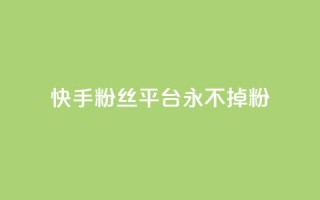 快手粉丝平台+永不掉粉,qq钻业务卡盟 - qq互联官网手机版 - 涨粉丝的7种方法