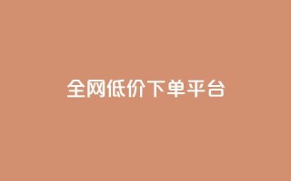 全网低价下单平台,dy0.01刷1000 - 一元10万qq赞 - 子潇网络下单的订单