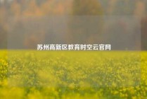 苏州高新区教育时空云官网