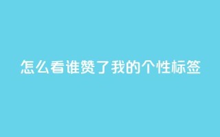 qq怎么看谁赞了我的个性标签,网红业务下单 - ks个人账号出售 - qq空间偷看工具2024