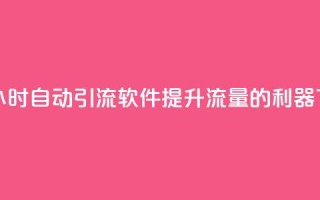 抖音24小时自动引流软件：提升流量的利器