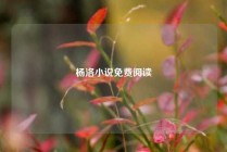 杨洛小说免费阅读