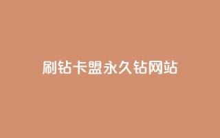 刷钻卡盟永久钻网站 - 刷钻卡盟稳妥提升等级的永久解决方案！