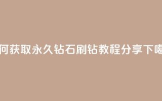如何获取永久钻石？qq刷钻教程分享