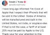 特朗普对苹果公司发出关税威胁：美国iPhone如非美国造，征税至少25%！