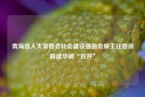 青海省人大常委会社会建设委员会原主任委员薛建华被“双开”