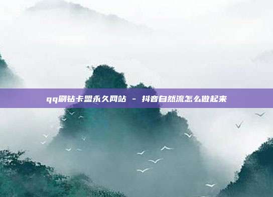 qq刷钻卡盟永久网站 - 抖音自然流怎么做起来  第1张